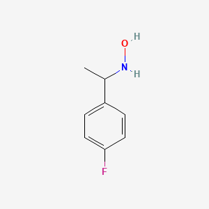 N-[1-(4-fluorophenyl)ethyl]hydroxylamine