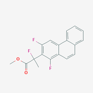 Methyl 2-(1,3-difluorophenanthren-2-yl)-2-fluoropropanoate