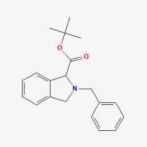 molecular formula C20H23NO2 B3287342 tert-Butyl 2-benzylisoindoline-1-carboxylate CAS No. 84385-22-8