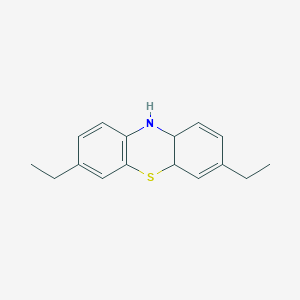molecular formula C16H19NS B3287363 3,7-Diethyl-10,10a-dihydro-4aH-phenothiazine CAS No. 84460-69-5