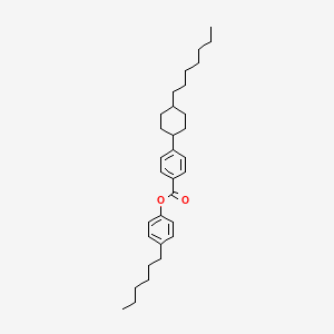 4-Hexylphenyl 4-(trans-4-heptylcyclohexyl)benzoate