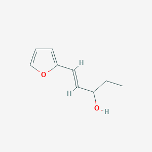 molecular formula C9H12O2 B3287504 1-Penten-3-ol, 1-(2-furanyl)- CAS No. 847147-70-0