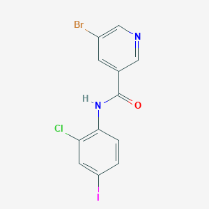 5-bromo-N-(2-chloro-4-iodophenyl)nicotinamide