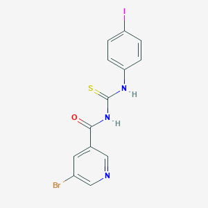 N-[(5-bromopyridin-3-yl)carbonyl]-N'-(4-iodophenyl)thiourea