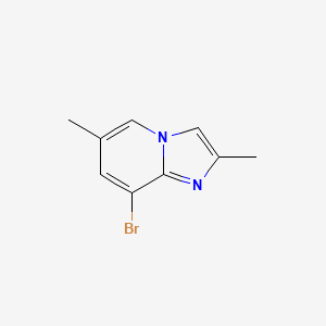 molecular formula C9H9BrN2 B3287672 8-溴-2,6-二甲基咪唑并[1,2-a]吡啶 CAS No. 847446-51-9