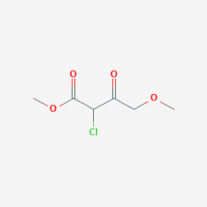 molecular formula C6H9ClO4 B3287675 Methyl 2-chloro-4-methoxy-3-oxobutanoate CAS No. 84746-34-9