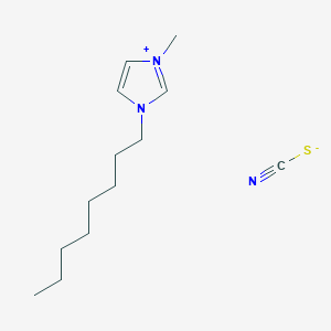 molecular formula C13H23N3S B3287716 1-辛基-3-甲基咪唑硫氰酸盐 CAS No. 847499-72-3
