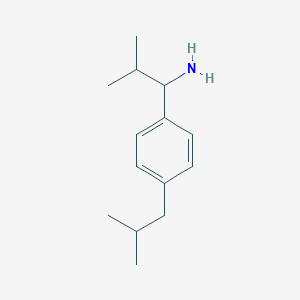 1-(4-Isobutylphenyl)-2-methylpropan-1-amine