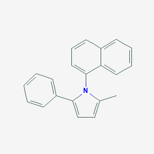 molecular formula C21H17N B328778 2-methyl-1-(1-naphthyl)-5-phenyl-1H-pyrrole 