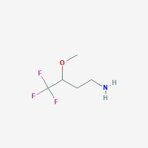 4,4,4-Trifluoro-3-methoxybutan-1-amine