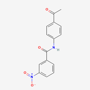 molecular formula C15H12N2O4 B3287834 N-(4-acetylphenyl)-3-nitrobenzamide CAS No. 84833-23-8