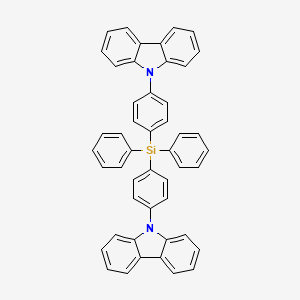 molecular formula C48H34N2Si B3287858 Bis(4-(9h-carbazol-9-yl)phenyl)diphenylsilane CAS No. 848464-60-8