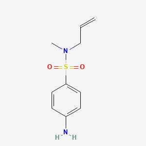 molecular formula C10H14N2O2S B3287889 4-氨基-N-甲基-N-(丙-2-烯-1-基)苯-1-磺酰胺 CAS No. 848652-86-8