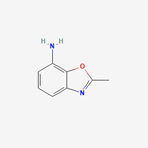 molecular formula C8H8N2O B3287907 2-Methylbenzo[d]oxazol-7-amine CAS No. 848678-67-1