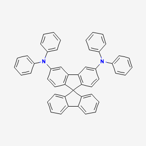 molecular formula C49H34N2 B3287909 3-N,3-N,6-N,6-N-Tetraphenyl-9,9'-spirobi[fluorene]-3,6-diamine CAS No. 848679-59-4