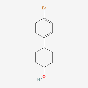 molecular formula C12H15BrO B3287928 trans-4-(4-Bromophenyl)cyclohexanol CAS No. 84892-42-2