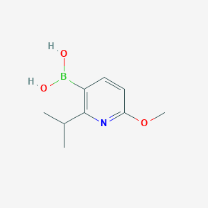 molecular formula C9H14BNO3 B3287931 2-Isopropyl-6-methoxypyridin-3-ylboronic acid CAS No. 848947-84-2