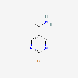 1-(2-Bromopyrimidin-5-yl)ethanamine