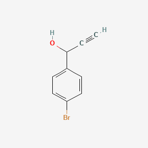 molecular formula C9H7BrO B3288063 1-(4-Bromophenyl)prop-2-yn-1-ol CAS No. 85020-75-3