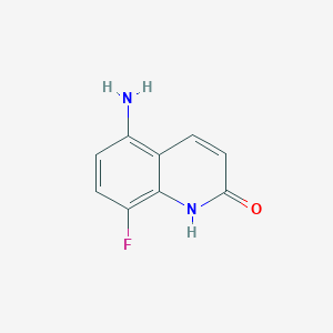 5-amino-8-fluoroquinolin-2(1H)-one
