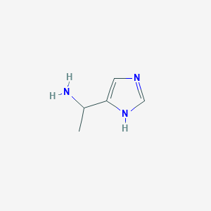 molecular formula C5H9N3 B3288119 1-(1H-imidazol-5-yl)ethanamine CAS No. 850760-60-0