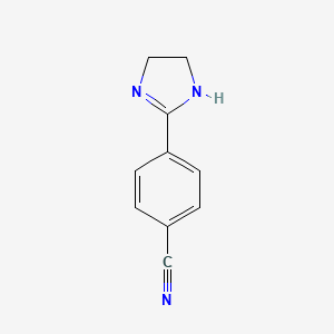 4-(4,5-dihydro-1H-imidazol-2-yl)benzonitrile