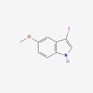 molecular formula C9H8INO B3288158 3-iodo-5-methoxy-1H-indole CAS No. 85092-86-0