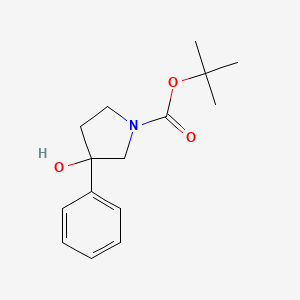 Tert-butyl 3-hydroxy-3-phenylpyrrolidine-1-carboxylate