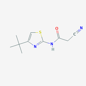 N-(4-tert-butyl-1,3-thiazol-2-yl)-2-cyanoacetamide