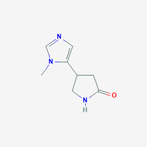 4-(1-methyl-1H-imidazol-5-yl)pyrrolidin-2-one
