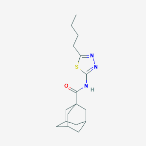 N-(5-butyl-1,3,4-thiadiazol-2-yl)-1-adamantanecarboxamide