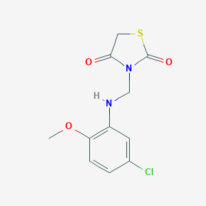 3-[(5-Chloro-2-methoxyanilino)methyl]-1,3-thiazolidine-2,4-dione
