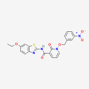 N-(6-ethoxybenzo[d]thiazol-2-yl)-1-((3-nitrobenzyl)oxy)-2-oxo-1,2-dihydropyridine-3-carboxamide