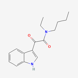 molecular formula C16H20N2O2 B3288619 N-butyl-N-ethyl-2-(1H-indol-3-yl)-2-oxoacetamide CAS No. 852367-06-7