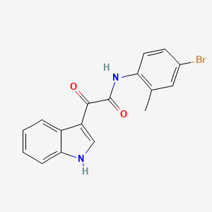 N-(4-bromo-2-methylphenyl)-2-(1H-indol-3-yl)-2-oxoacetamide