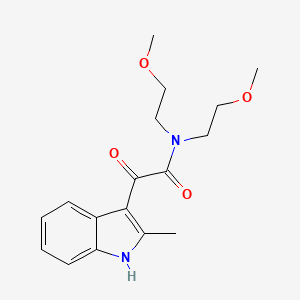 N,N-bis(2-methoxyethyl)-2-(2-methyl-1H-indol-3-yl)-2-oxoacetamide