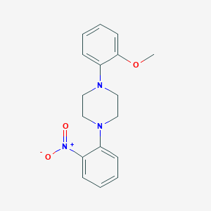 molecular formula C17H19N3O3 B3288742 1-(2-甲氧基苯基)-4-(2-硝基苯基)哌嗪 CAS No. 852465-45-3