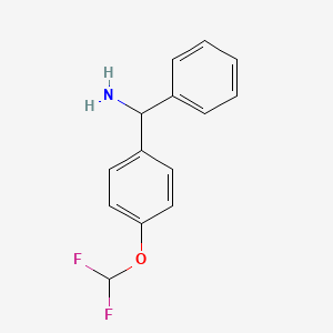 [4-(Difluoromethoxy)phenyl](phenyl)methanamine