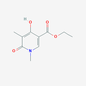 B3288808 Ethyl 4-hydroxy-1,5-dimethyl-6-oxo-1,6-dihydropyridine-3-carboxylate CAS No. 853106-90-8