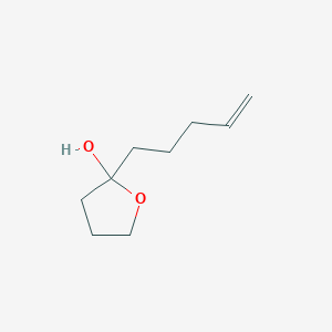 2-(Pent-4-en-1-yl)tetrahydrofuran-2-ol