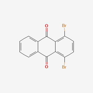 molecular formula C14H6Br2O2 B3288927 1,4-Dibromo-9,10-anthraquinone CAS No. 85392-80-9