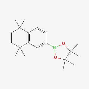 4,4,5,5-Tetramethyl-2-(5,5,8,8-tetramethyl-5,6,7,8-tetrahydronaphthalen-2-yl)-1,3,2-dioxaborolane