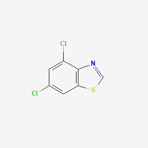 molecular formula C7H3Cl2NS B3288975 4,6-Dichlorobenzo[d]thiazole CAS No. 854059-32-8