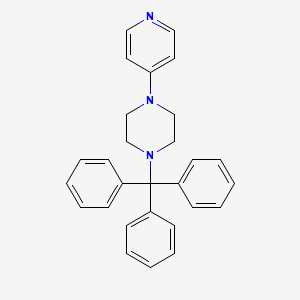 1-(Pyridin-4-yl)-4-tritylpiperazine