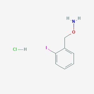 molecular formula C7H9ClINO B3289007 O-(2-碘苄基)羟胺盐酸盐 CAS No. 854382-33-5