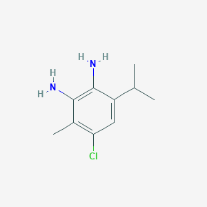 4-Chloro-6-isopropyl-3-methylbenzene-1,2-diamine