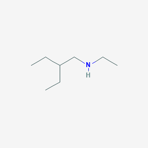 molecular formula C8H19N B3289038 乙基(2-乙基丁基)胺 CAS No. 854585-58-3