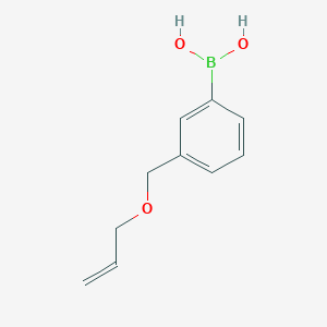 molecular formula C10H13BO3 B3289045 3-(Allyloxymethyl)phenylboronic acid CAS No. 854616-69-6