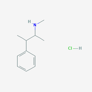 molecular formula C11H18ClN B3289119 Methyl(3-phenylbutan-2-yl)amine hydrochloride CAS No. 855391-79-6