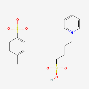 molecular formula C16H21NO6S2 B3289146 N-butylsulfonate PyridiniuM tosylate CAS No. 855785-77-2